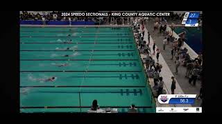 100 m fly B finals 2024 Speedo Sectionals Federal Way [upl. by Moureaux]