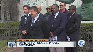 Debt settlement deal in Detroit Bankruptcy [upl. by Nosak]