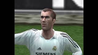 WINNING ELEVEN 9 l ZINEDINE ZIDANE BEAUTIFUL GOALS REAL MADRID VS INTER MILAN [upl. by Nanaek]