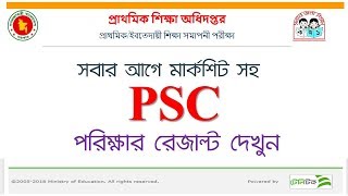 How to Get PSC Result with Mark sheet  PSC Result Sheet  MS School [upl. by Yrrag490]