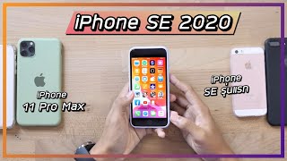 รีวิว iPhone SE 2020 เทียบกับ 11 Pro Max และ SE รุ่นแรกแล้วเป็นยังไงบ้าง [upl. by Thirzia]