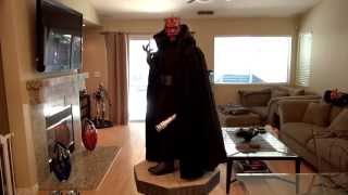 My Sideshow Collectibles Darth Maul Legendary Scale Figure 3292013 [upl. by Noivax]