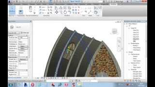 Revit  Familias para Revit  Modelando um Vitral com telhado como Hospedeiro [upl. by Ssenav]