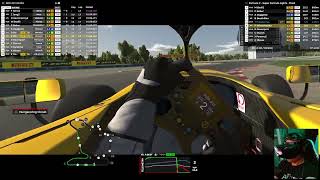 iRacing in VRSF Lights at Hungaroring from the pits again [upl. by Eetnahs]