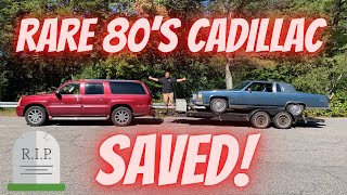 RARE Cadillac RESCUED Now What 1985 Fleetwood Brougham Coupe D’Elegance SAVED [upl. by Salot]