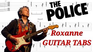 The Police  Roxanne GUITAR TABS  Cover  Tutorial  Lesson [upl. by Gibbs]