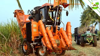 Shaktiman Sugarcane Harvester First Time in Field with John Deere [upl. by Dotti]