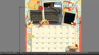 Making a Calendar with Digital Scrapbooking Quick Page Calendars [upl. by Gabrielli430]