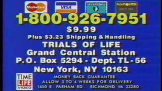 1992 Time Life Books  Trials of Life Series on VHS Commercial [upl. by Niels188]