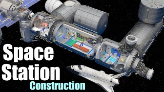 How did they build the ISS International Space Station [upl. by Aramaj]