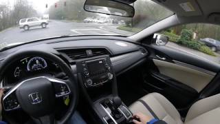 New 2017 Honda Civic Model POV test drive [upl. by Winfred260]