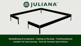 Nedstøbning af fundament [upl. by Alahcim]