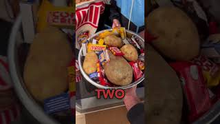 Guy gives out candy and potatoes on Halloween and the kids love it [upl. by Tenahs399]