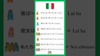 【🇮🇹イタリア語】持つイタリア語 [upl. by Hasseman344]