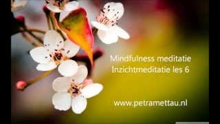 Mindfulness meditatie  Inzichtmeditatie [upl. by Eserahc18]