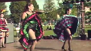 Can Can Dancers at Golden Spike 2013 1 [upl. by Ecidnac]