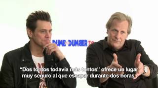 DOS TONTOS TODAVíA MÁS TONTOS  Entrevista con Jim Carrey y Jeff Daniels [upl. by Milde313]