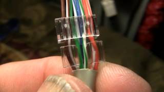 Ideal® CAT6 RJ45 connectors and ethernet cross over cable [upl. by Nagek587]