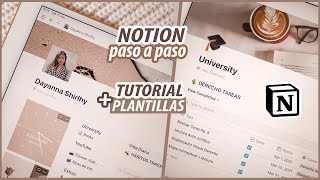 ¿CÓMO USAR NOTION   PASO A PASO  PLANTILLAS GRATIS  La mejor app para organizarte [upl. by Seka]