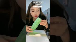 Her bottle ice eating asmr eatingsounds asmr shorts short ice eatingasmr [upl. by Osmund]