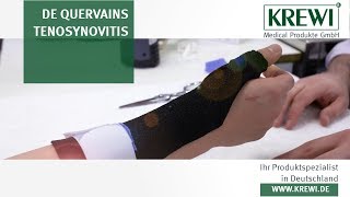 9 DeQuervainsTenosynovitisSchiene UnterarmSchiene Rheumatoide Arthritis  Ergotherapie [upl. by Ninos782]