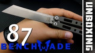 Benchmade 87 BALISONG  Es ist da  Unboxing [upl. by Eadnus658]