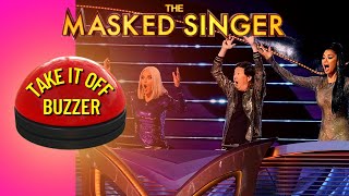 Masked Singer New Elimination Twist  The Take It Off Buzzer [upl. by Nnaecarg]