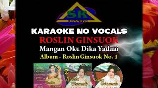 KARAOKE TANPA VOKAL Mangan Oku Dika Yadaai ROSLIN GINSUOK [upl. by Eireva]