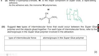 ALevel Chemistry Polymerisation Part 15 [upl. by Halley]