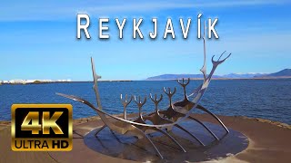 REYKJAVÍK amp SELTJARNARNES 4K  Iceland 🇮🇸 by Drone  Scenic Relaxation with City Sounds [upl. by Harol556]