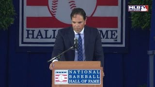 Mike Piazza gives Hall of Fame induction speech [upl. by Nyad]