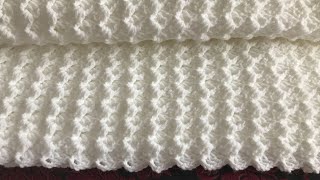 Easiest crochet baby blanketCrochet blanket patternCrochet shawl [upl. by Trillby808]