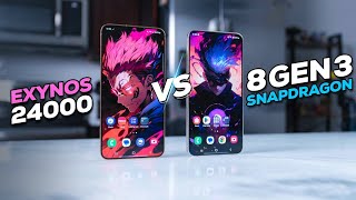 Snapdragon 8 Gen 3 vs Exynos 2400 Galaxy S24 Plus Gaming [upl. by Herrod]