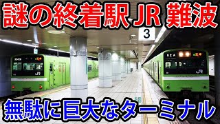 大阪環状線の内側にある謎の終着駅 JR難波駅に行ってみた [upl. by Ahsiloc]