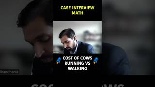 How a Bain consultant works through case interview math shorts [upl. by Nattie492]