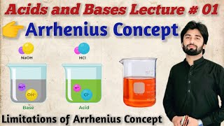 Arrhenius Concept of Acids and Bases  Acid base equilibria Lecture 01 acidbase [upl. by Eelnayr605]