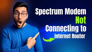 Spectrum Modem Not Connecting to Internet Router [upl. by Loginov]