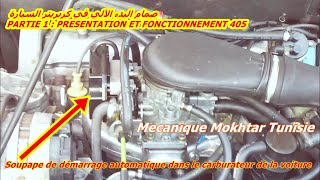 شرح رقم 1 صمام البدء الآلي كربريتر BX405 وضيفته وكيف يعمل starteur automatique  شرح رقم 2 تحت [upl. by Hedda554]