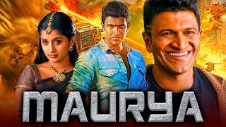 MAURYA मौर्या  South Indian Action Hindi Dubbed Full Movie  Puneeth Rajkumar Meera Jasmine [upl. by Hardan]