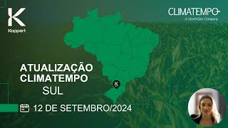 Previsão do tempo Sul  120924  Koppert amp Climatempo [upl. by Neve]