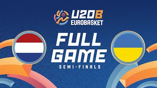 SemiFinals  Netherlands v Ukraine  Full Basketball Game  FIBA U20 EuroBasket 2024 Division B [upl. by Bayard441]