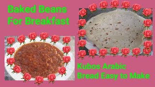 How to Make Baked Beans for BreakfastArabic Food Fasolya Recipe Inday Wacky [upl. by Eibbob]