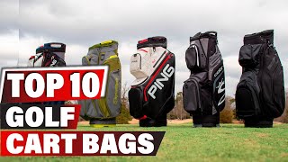 Best Golf Cart Bag In 2024  Top 10 New Golf Cart Bags Review [upl. by Eednak]