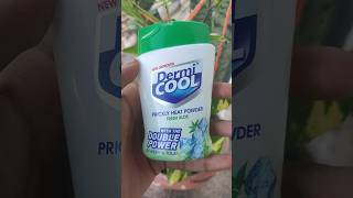 Dermi cool powder small pack only 30 Rs 😍👌❤ youtubeshorts trending review dermicool [upl. by Drarig]