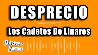 Los Cadetes De Linares  Desprecio Versión Karaoke [upl. by Roderich]