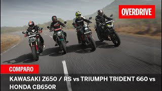 Is the Trident 660 really that much better than its rivals  650cc big boys compared OVERDRIVE [upl. by Silvana]