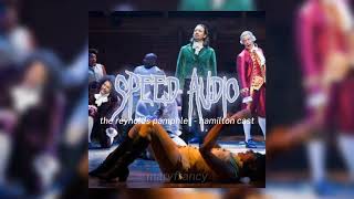 the reynolds pamphlet  hamilton cast sped up [upl. by Neelrihs781]