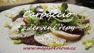 Carpaccio z červené řepy [upl. by Diane]