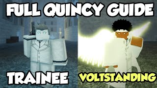 Type Soul The FULL Quincy Progression Guide Schrift To Voltstanding [upl. by Weintrob]