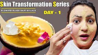 Skin Transformation Challenge Day 1  5 Days Skin Ritual For a Healthy Glowing amp Flawless Skin [upl. by Lili]